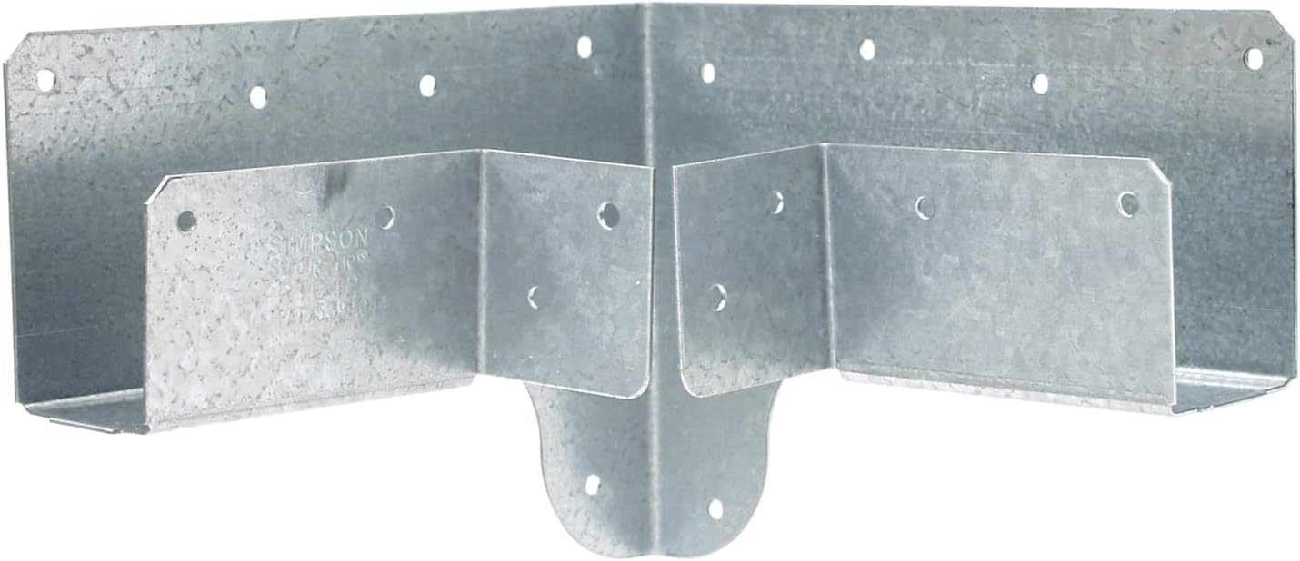 Simpson Strong-Tie RTC42 RTC 18-Gauge Galvanized Rigid Tie Corner for 2X Joist, 4x4 Post