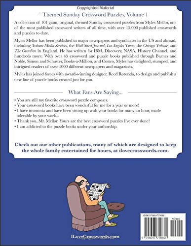 Image of Themed Sunday Crossword Puzzles: Giant themed puzzles to challenge and entertain your brain (Sunday theme crosswords)