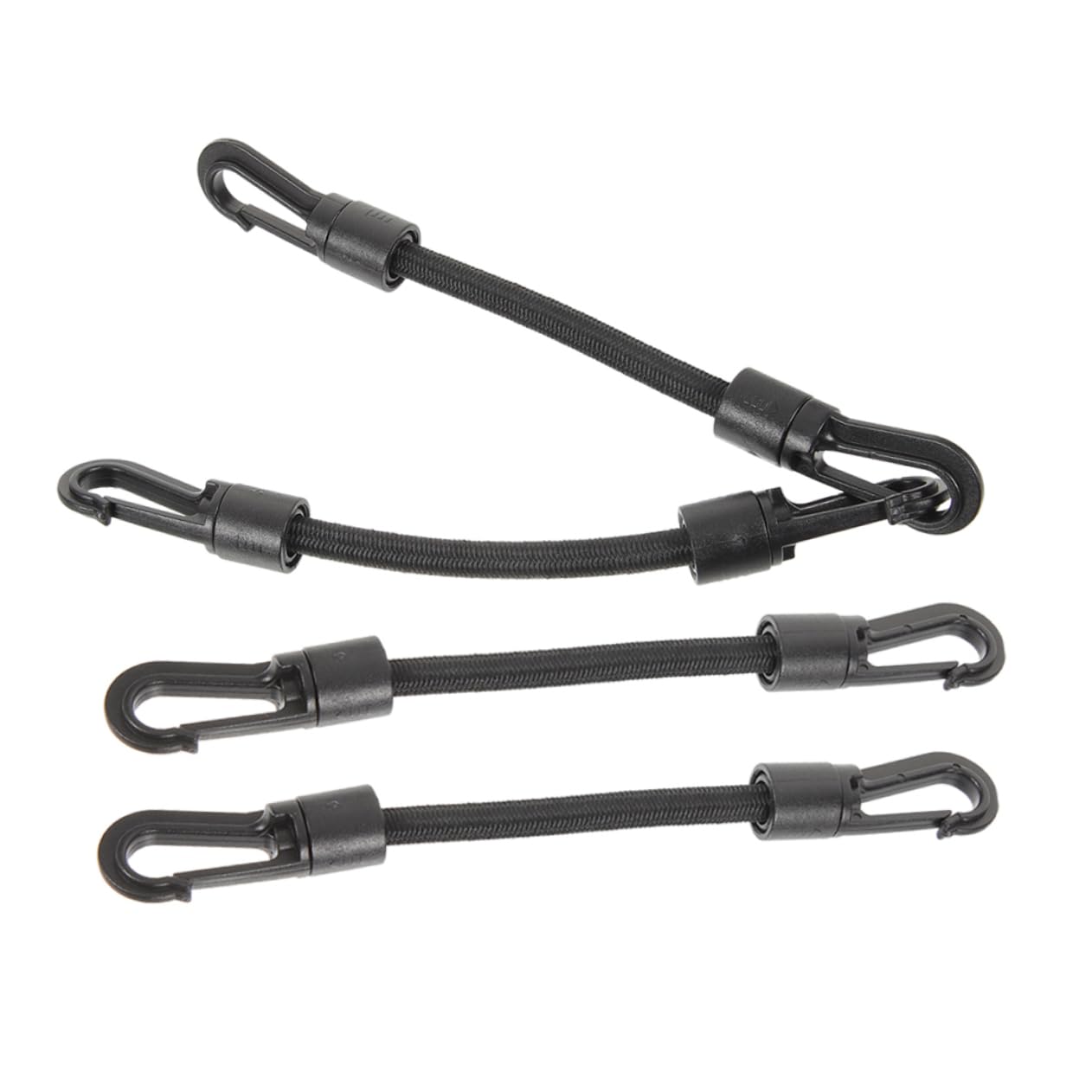 Artibetter Elastic Buckle Straps for Kayak Tie Down 4pcs Outdoor Camping Supply Hooks