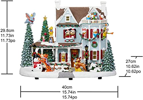 Kate Spade/Lenox Disney Characters Holiday House Animated With Lights And Music #TOP2