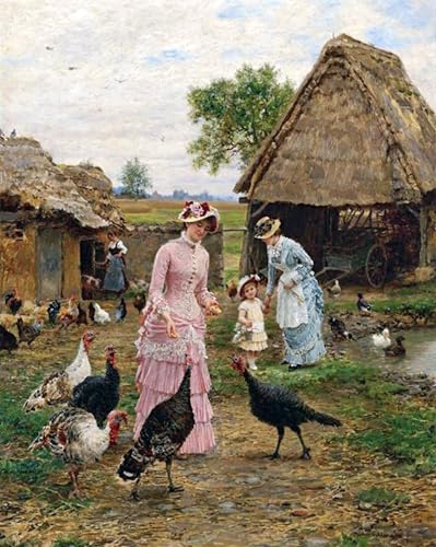Toile Marie Francois Firmin Girard 60x90cm pour Salon