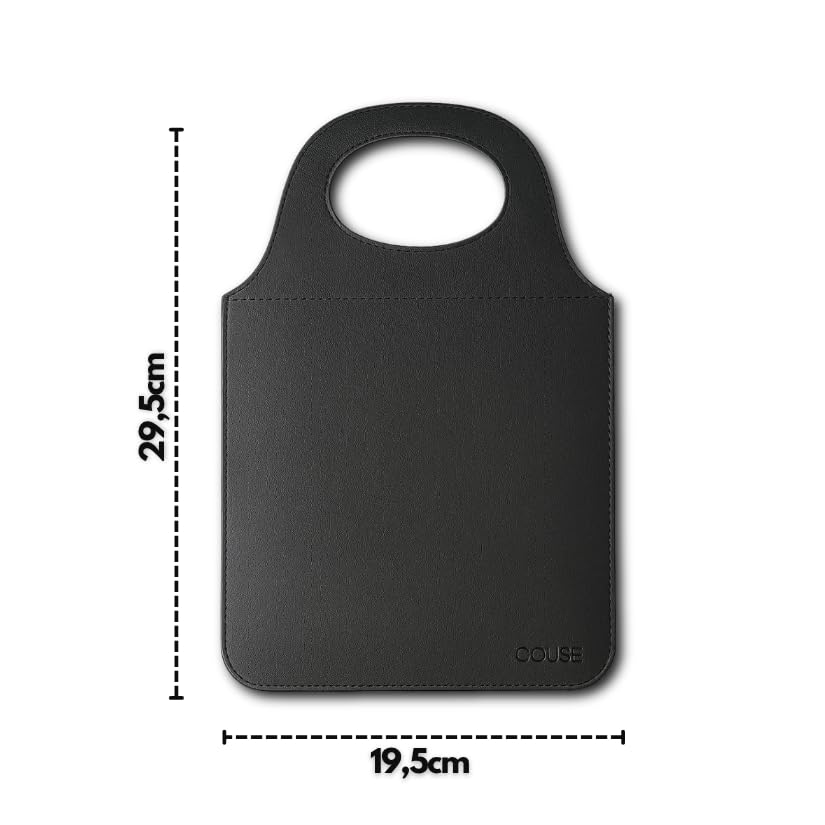 Lixeira Para Carro Couro Ecológico Porta Lixo Universal Premium Couse