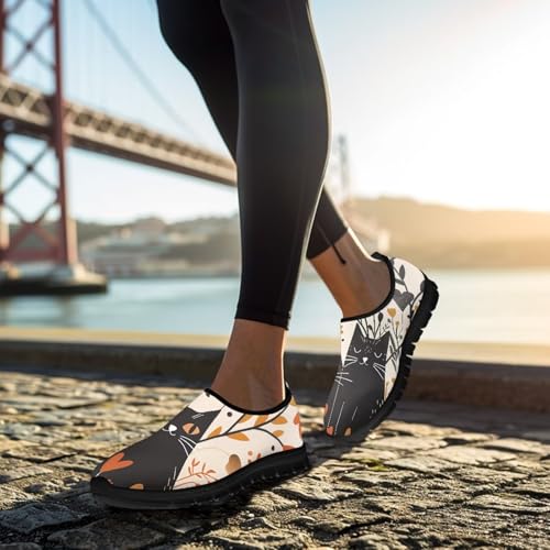 Image of Women's Loafers Slip On Slip Shoe Casual Walking Shoes Non Slip Work Shoes Mesh Athletic Sneakers