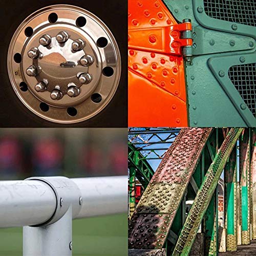 Cafuvv Professional Rivets Adapter Kit With 4Pcs Different Matching Nozzle Bolts We5 #TOP3