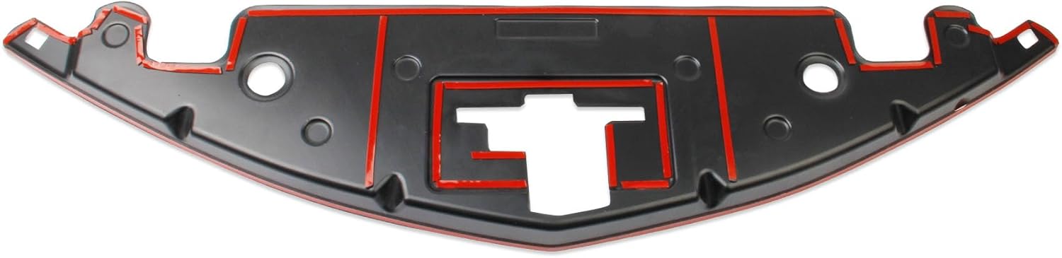 Carbon Fiber Style Engine Hood Lock Panel Trim Cover Accessories for 2016-2024 Chevrolet Camaro