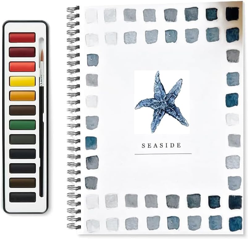 Luieonm Aquarel werkboeken, beginnersvriendelijke vogels aquarel