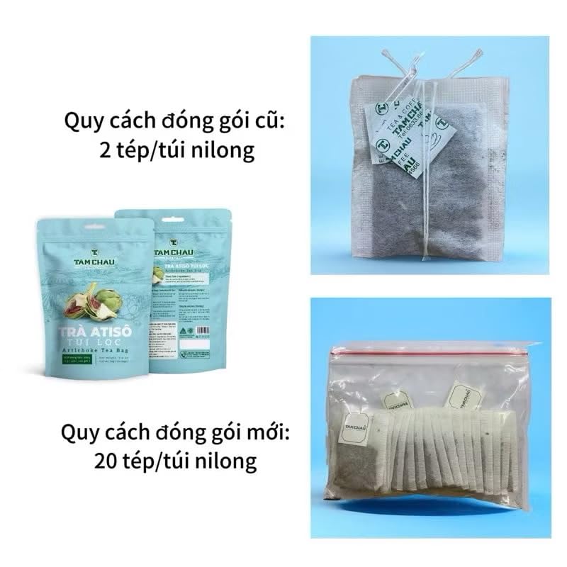 Tra Atiso Tui Loc Tam Chau Artichoke Tea Bags, Premium Vietnamese Tea, 100 Count, 200g, Natural Herbal Tea for Health Benefits - Image 9