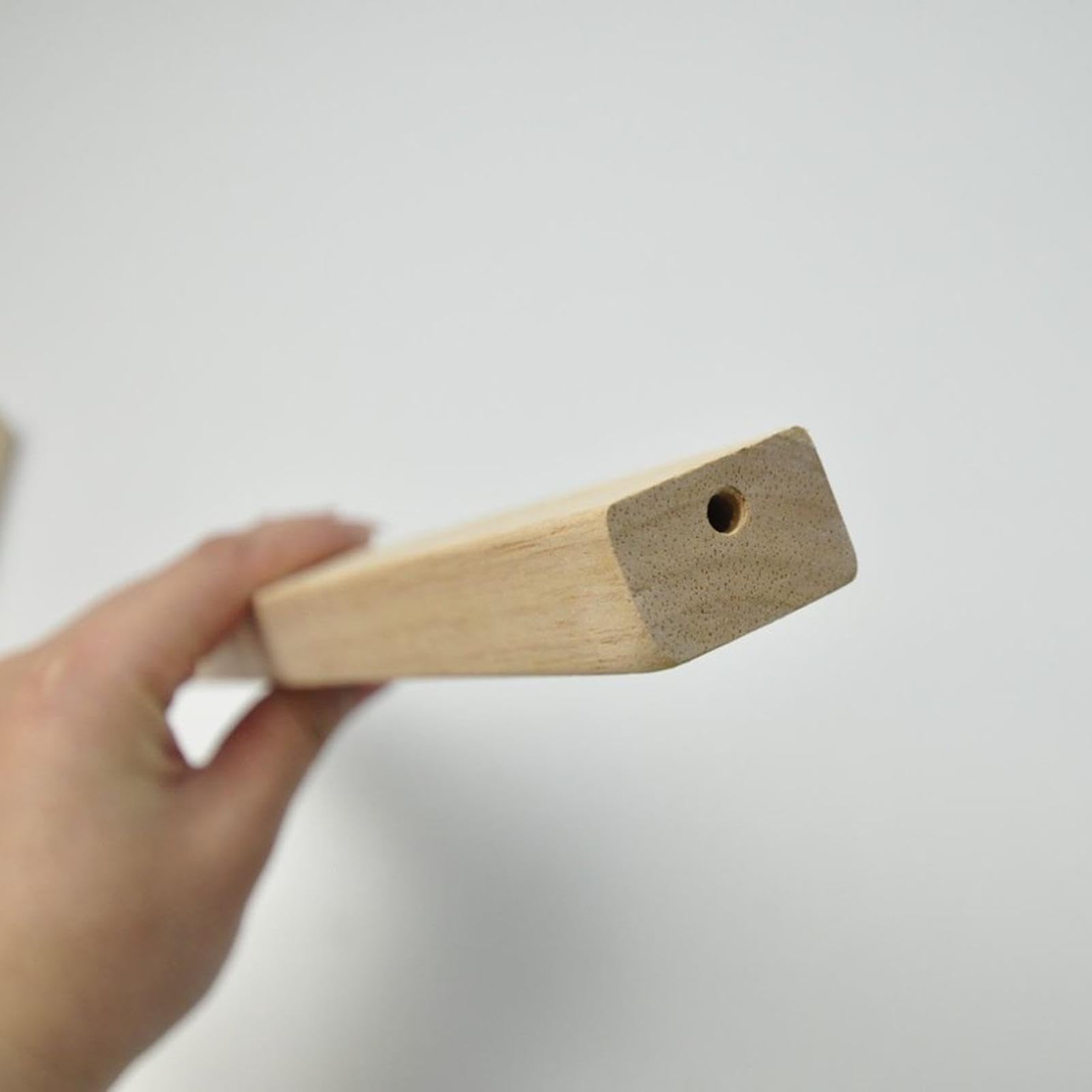 Kit de taburete de madera para bricolaje, apto para principiantes y educativos | Kit de muebles de madera en bruto – Para tejer, mesilla de noche, porta cursos de arte, laboratorios y estudio