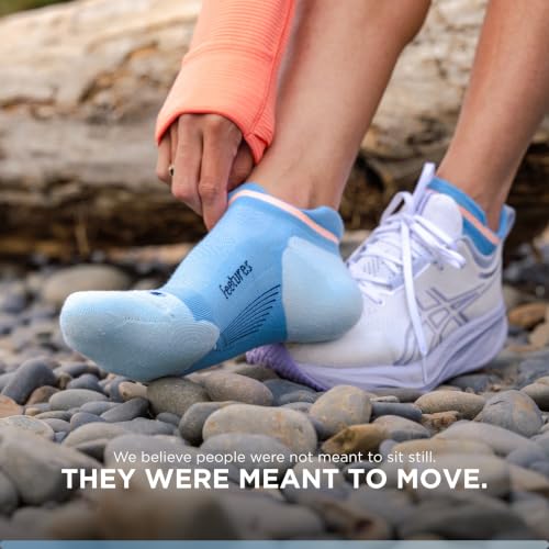 Image of Feetures Elite Max Cushion No Show Tab - Running Socks for Men & Women, Athletic Compression Socks, Moisture Wicking