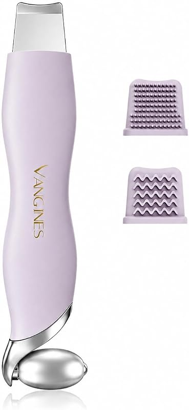 Ferramenta manual para cuidados faciais Vangines com rolo facial e escova de silicone, Berry Mauve