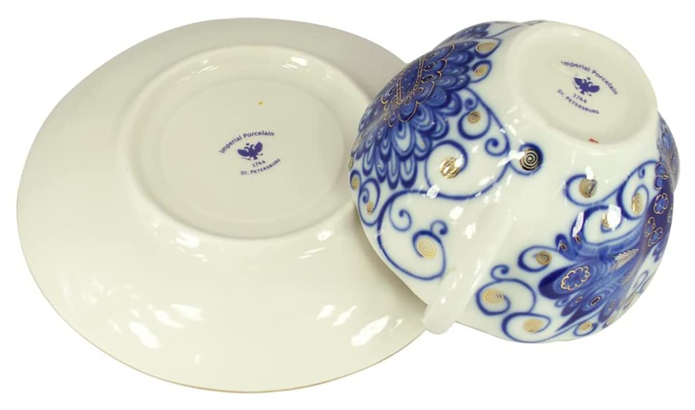 Amazon | Lomonosov Porcelain TeaセットCup and Saucer Tulipマジック