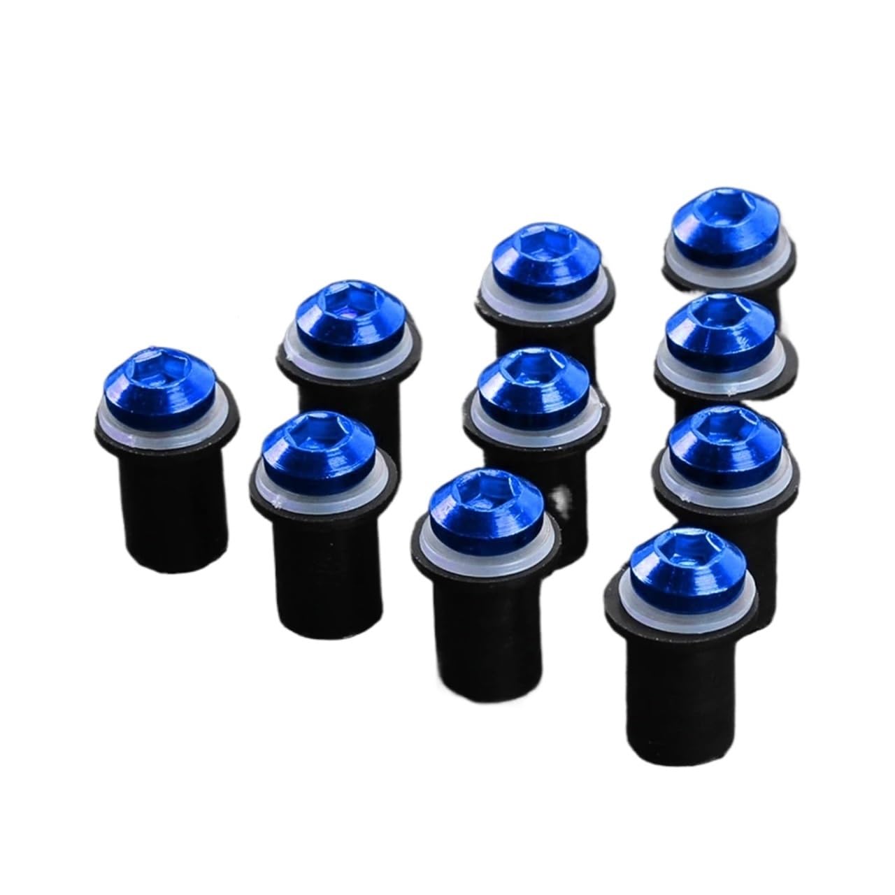 Kit Viti Parabrezza Moto Per TMAX530DX TMAX530SX TMAX500 TMAX560 2001-2023 Bulloni Deflettori Parabrezza Da 5 Mm, 10 Pezzi(B)