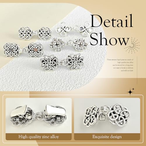 Image of Ladies Sweater Collar Clip Cardigan Clip Shirt Clip Brooch Clip