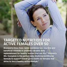Bronson ONE Daily Womens 50+ Complete Multivitamin Multimineral, 90 Tablets