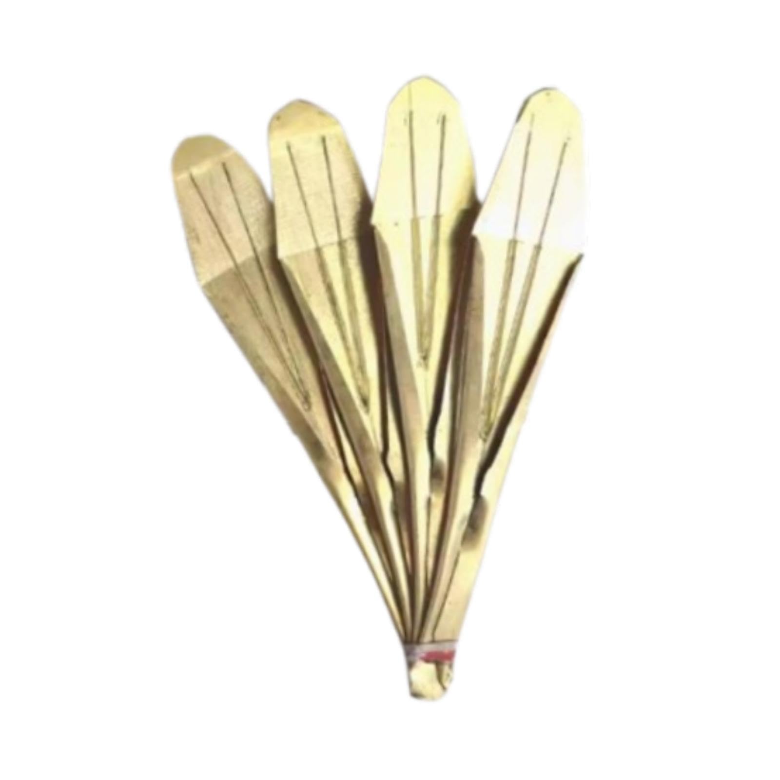 Oshhni a bocca Jaw Harp, regalo facile da suonare, a bocca in rame Yi, strumento musicale popolare per gli amanti della musica domestica e, con 4 Foglie