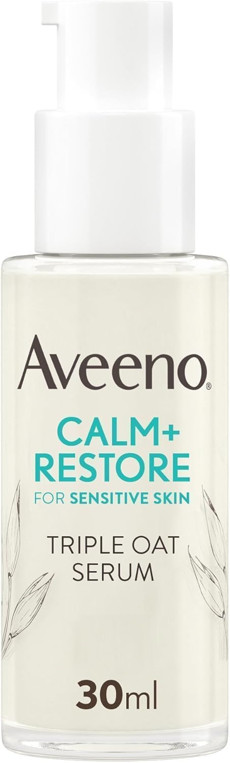 Face CALM+RESTORE Triple Oat Serum (1 x 30ml), Instantly Smoothing Face Serum with Triple Oat Complex and Calming Feverfew for Fortified Skin, 24h Moisturisation, Face Care for Sensitive Skin