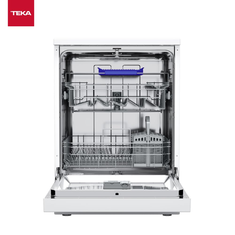 Teka | Lave-vaisselle libre installation 60 cm PremiumCare Series pour 14 couverts avec 8 programmes de lavage | DFS 76810 | Blanc | 84,5 x 59,8 x 60 cm