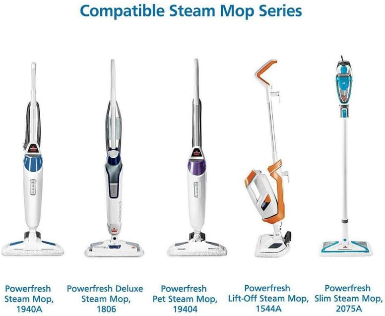 Steam Mop Pads Set Replacement Fit for Bissell PowerFresh 1806 1940 1544 1440 Series