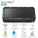 SoundBot SB573 Bluetooth Wireless Speaker for 6hrs Music Streaming & 10hrs Hands-Free Calling w/ Premium Aluminum Tough Built Finish, 3W + 3W 40mm Driver Speakerphone, Built-in Mic, 3.5mm Audio Port, Rechargeable Battery for Indoor & Outdoor Use