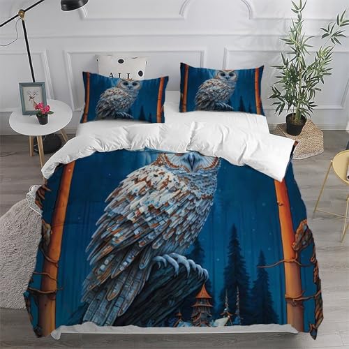 Housses de couette pour lit king avec imprimé 3D toucher doux