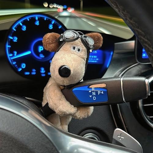 ZHYTUAL Accesorios Coche Interior Perro Juguete Chien Decorativo para Essuie-Glaciares de Coche Idóneo para Decoración Salpicadero Essuie-Glaciares y Clignotantes