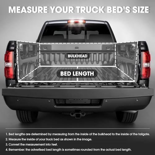 Image of DNA Motoring TTC-RU-001 Soft Vinyl Roll-Up Tonneau Cover Compatible with 04-14 F150 5.5Ft Fleetside Bed