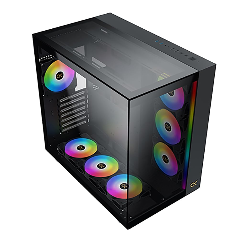 Xigmatek Aqua Ultra E-ATX Mid-Tower Case Black, EATX,U3x2+U2x2+Type C, Top&Front&Left TG, Front ARGB LED Strip,7PCS Z20A Arctic & Galaxy II Kit EN40672-image-43