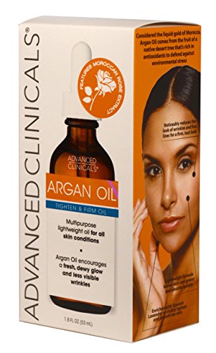 Advanced Clinicals Luxury Pure Argan Oil. Lightweight Facial Oil Reduces The Appearance Of Wrinkles And Hydrates Dry Skin #TOP1