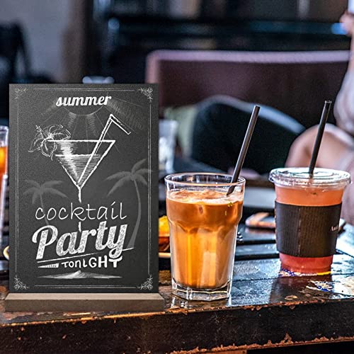 JJQHYC 2 Pezzi Piccole Lavagne Segnaposto Supporto...