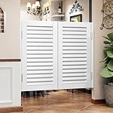 Pounjsd スイングドア 幅40/50/70/100/155/160 玄関扉 カウンタードア フェンス扉 玄関室内柵老人用 folding door 廊下キッチン戸口バーカウボーイドア 木戸 金属製ヒンジ キッチン 飲食店 ホテルロビー 廊下 入り口用 幅75高さ90cm(両開き)