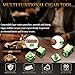 CLZOONG Cigar Punch & Cigar Stand, Stainless Steel Cigar Holder with Hole Opener Cutter & Draw Enhancer Tool Sharp Triple Needle, Compact Cigar Rest Gift for Men (Green)