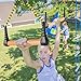 SELEWARE 3-Pack Kids Monkey Bars for Backyard & Indoor – Hanging Monkey Bars Ninja Line Accessories, Ninja Warrior Accessories for Obstacle Course Training