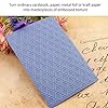 YUEHISY Eming Folders, 4 Pcs Plastic Eming Templates with Raised Relief Patterns for Card Making, Scrapbooking and Paper Craft, Compatible with Popular Hines for DIY Projects #1