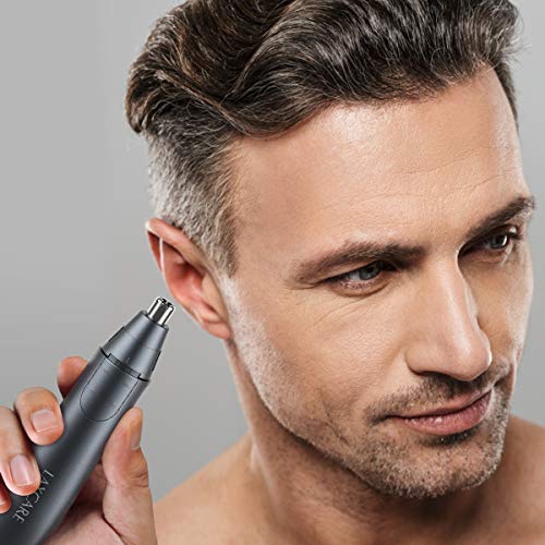 Nose Hair Trimmer, Laxcare Ears and Nose Trimmer Shaver Clipper Removal Dual Edge Blades for Men Women