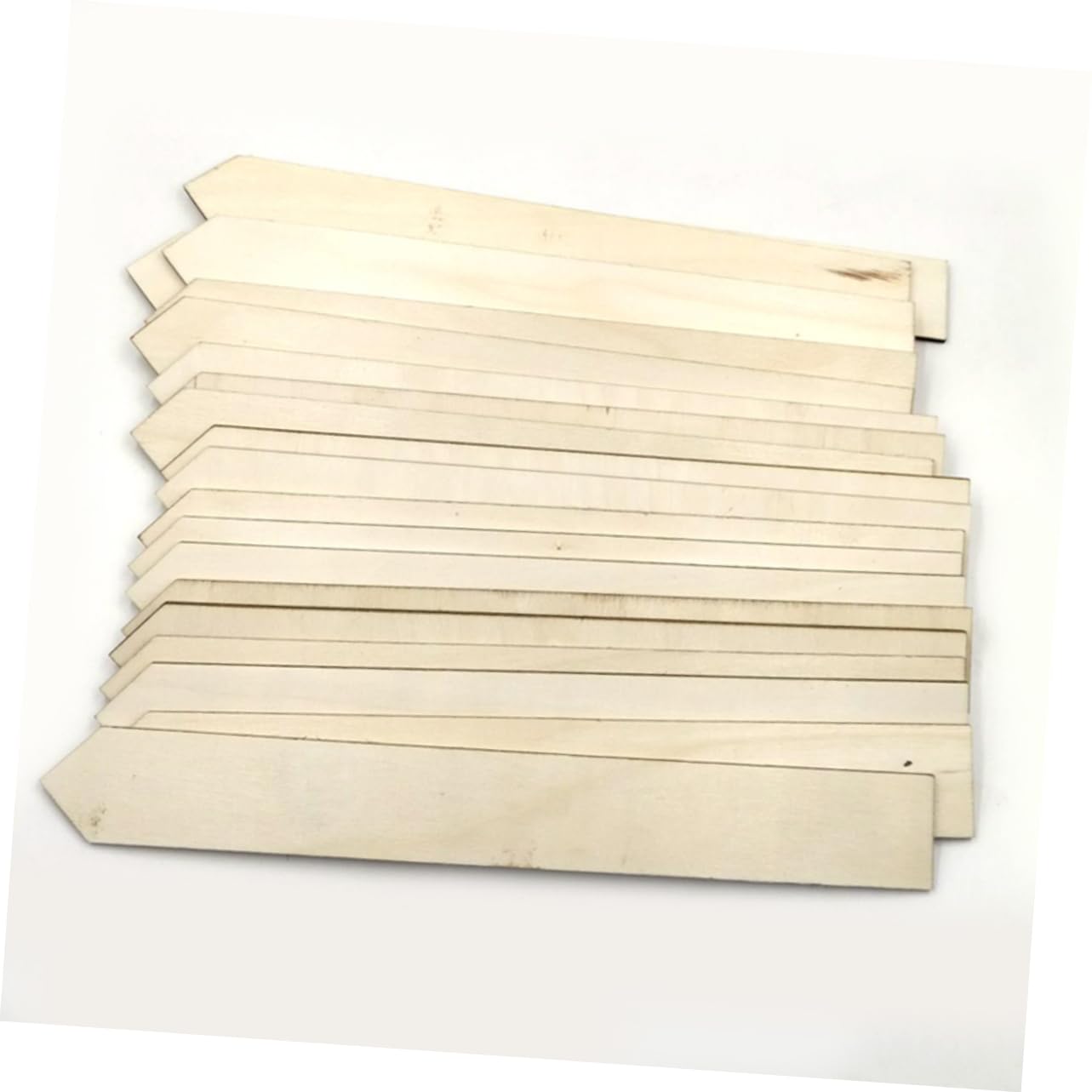 Étiquettes Marqueurs Solide de Jardin 100 24x3cm Rustiques en Bois Longues Bandes Décoratives pour Plantes pour Maison et Jardin pour Pots et Culture Extérieure