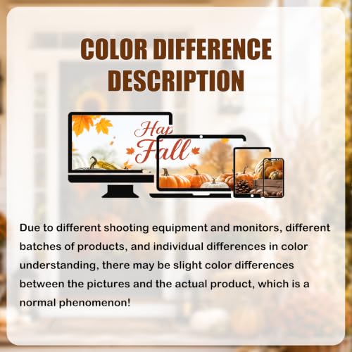 Image of Nuxovilar Happy Fall Banner,78.7 inchx17.7 inch Polyester