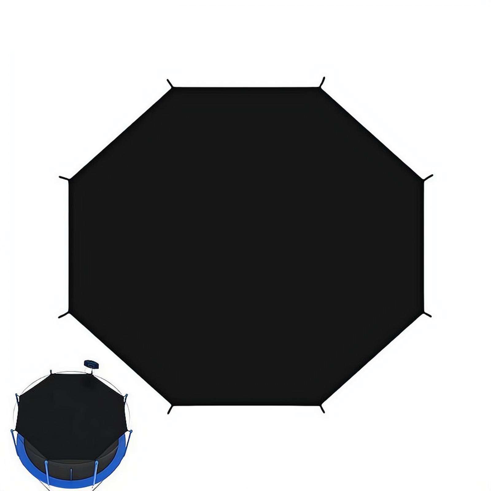 Trampoline Shade Cover, Round Trampoline Cover Canopy Top, UV Resistant Waterproof Tear Resistant, Easy to Install,for Backyard Playground Summer Parties