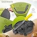 Vivicreate 10 Inch Cast Iron Tortilla Press Heavy Duty Tortilla Maker for Flour Corn Rotis Quesadillas Dough Press Flatbread Kitchen Tool Prensa para Tortillas de Hierro Fundido