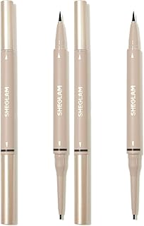 SHEGLAM Lápices de cejas de doble cara, color...