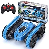 🎁【REGALO IDEAL】: Este coche se puede utilizar desde los 8 años, y está disponible en 2 colores diferentes (azul y rojo); por lo que nuestro coche teledirigido todoterreno es el regalo ideal para niños. Así que ya sea para Navidad, para un Cumpleaños, o para cualquier otra ocasión, ¡tenga la seguridad de que este Stunt Car teledirigido Otakukid va a ser el ideal! Porque además las pilas del control remoto están incluidas, y por eso nuestro coche está listo para usarse.