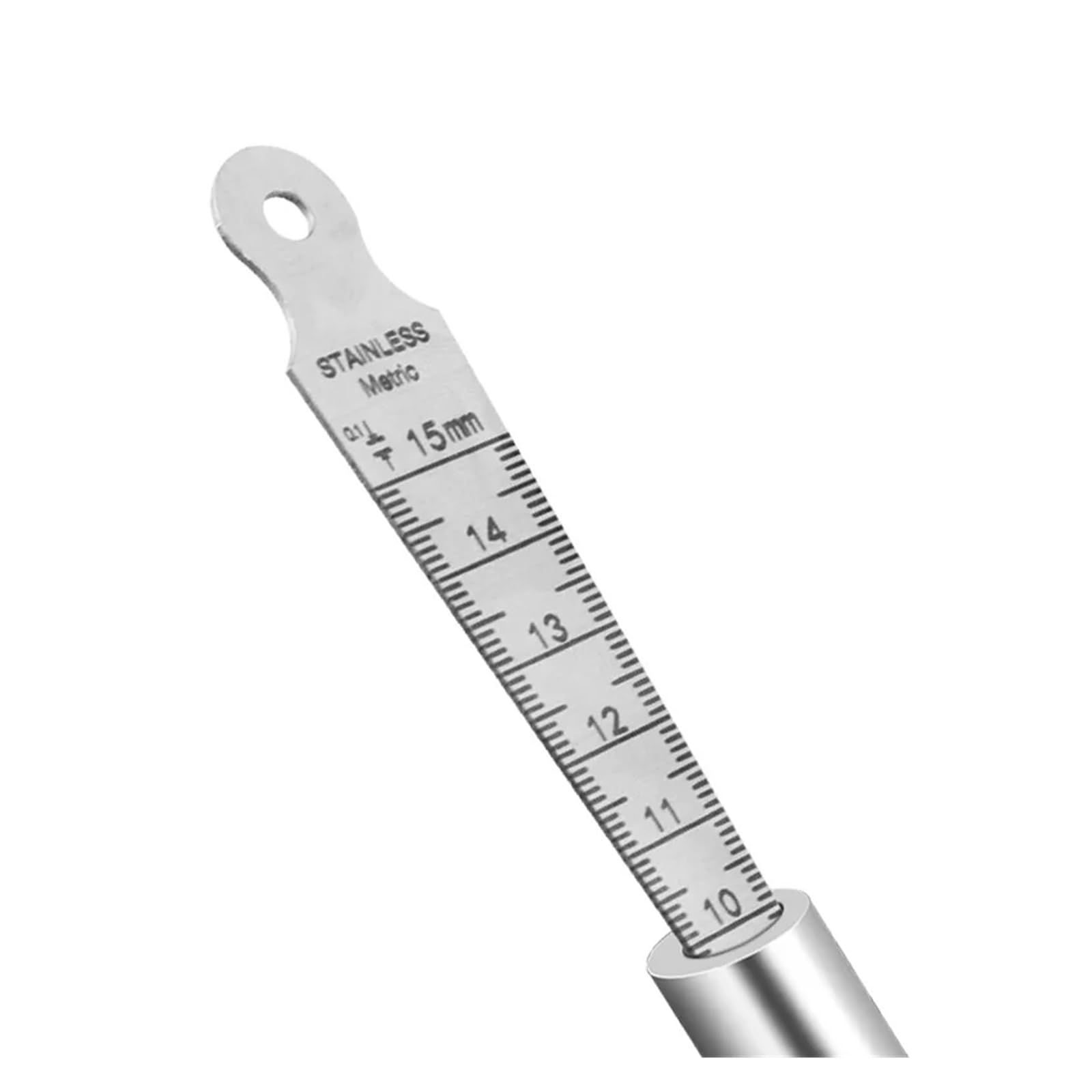 Wedge Taper Ruler Stainless Steel Welding Feeler Gauge Depth Hole Inspection For Measurement Tool