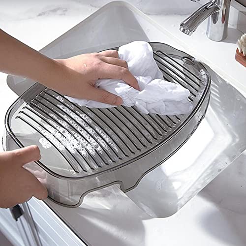 Ioensy 2x Mini Lavatório Lavatório à Mão Antiderrapante Conveniente para Lavatório