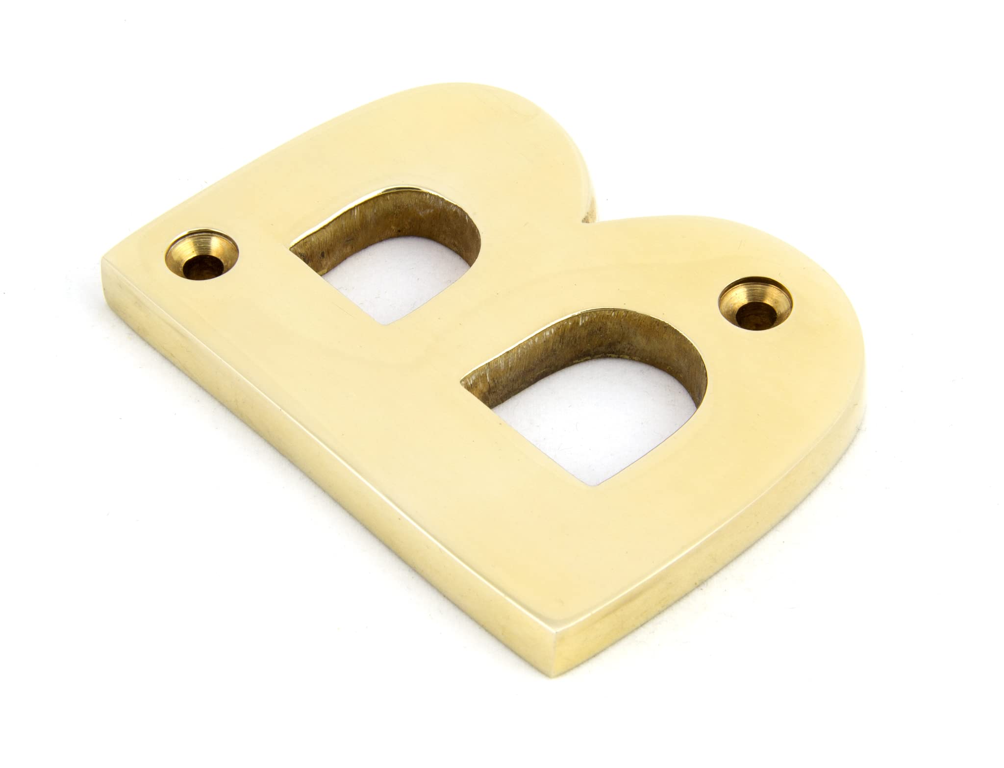From The Anvil Letter B Decorative Door Hardware Gold