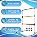 Ideas In Life Indoor and Outdoor Games for Adults and Kids – One Piece Ladder Ball Game Set as Hillbilly Golf Perfect Backyard Toys Ladder Golf Toss Game and 6 Ladderball Balls