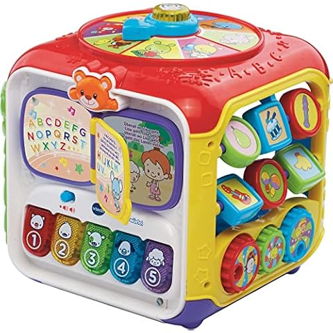 VTech Baby Entdeckerwürfel - Interaktiver Spielwürfel mit Musik, Formen und beweglichen Elementen - Für Kinder von 12-36 Monaten Cover