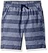 Crazy 8 Big Boys' Chmbry Sht Chambray Stripe Po Woven Short