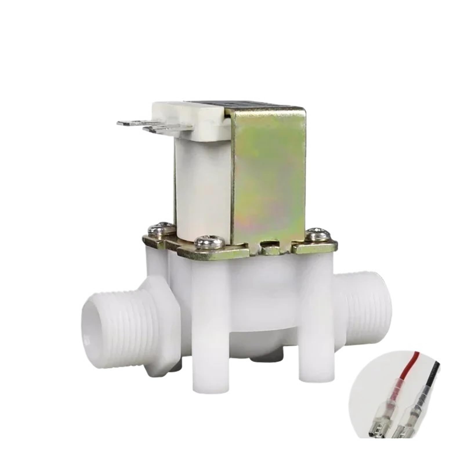 Électrovanne 24V normalement ouverte 3/8 po pour circuit sans pression