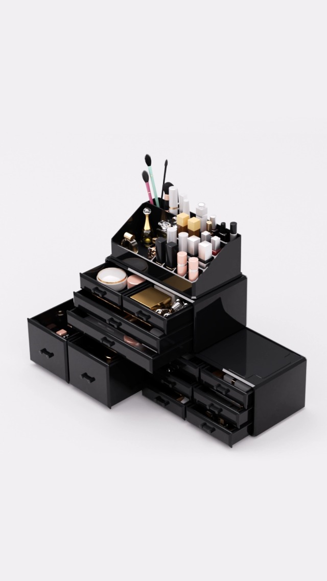 Amazon | Readaeer 化粧品収納ボックス コスメ収納 特大容量 メイク
