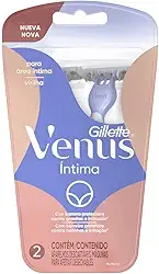 Gillette Venus Íntima, Aparelho de Depilação Íntima Feminino Descartável, 2 Unidades