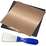 Geeetech Magnetic PEI Build Plate for Geeetech A20 Series A20/A20M/A20T/ Mizar S/M and Tronx xy-2 3D Printers, 260x260mm (10.24x10.24 inches), Double Sided Textured PEI Sheet, with Spatula